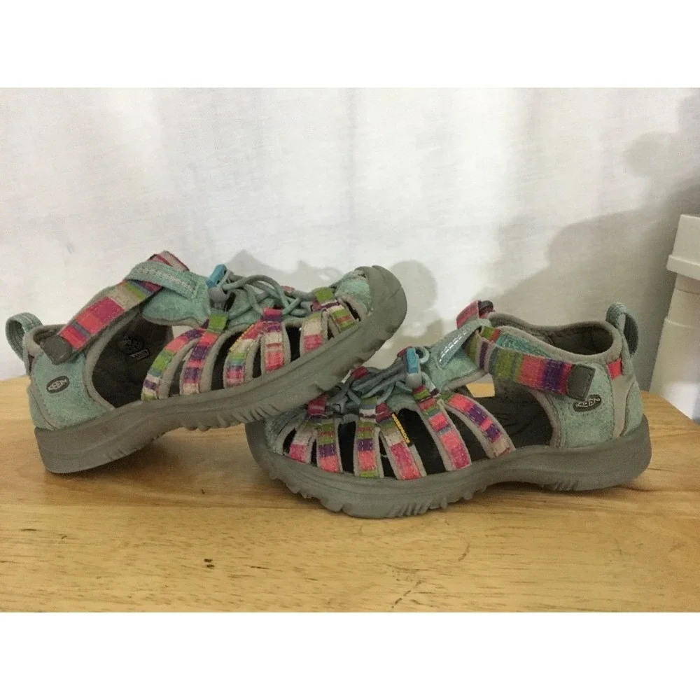 KEEN Sandals Girls Size 13C‎ Multicolored Walking Hiking A1
